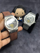 HBT Geneve Leather strap iN Master Lock